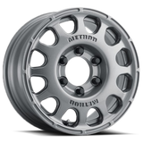 Method MR107 16x7 +25mm Offset 6x5.5 106.25mm CB Gloss Titanium Wheel