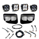 Baja Designs 20-22 Ford SD Squadron Pro/SAE 2.0 Dual Fog Pocket Kit Upfitter (SAE Fog) - Clear