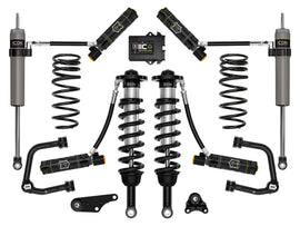 ICON 2024+ Toyota Tacoma 1.25in-3in Stage 6 Suspension System Tubular w/ Triple Rate Spring