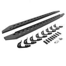 Load image into Gallery viewer, Go Rhino 15-19 GMC Sierra 2500/3500HD CC 4DR RB20 Slim Running Boards Kit (w/Brackets) - Tex. Blk
