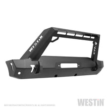 Load image into Gallery viewer, Westin 18-19 Jeep Wrangler JL Stubby Front Bumper - Textured Black