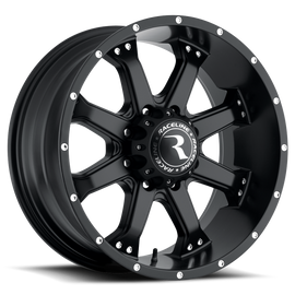 Raceline 991B Assault 18x9in / 8x165.1 BP / 0mm Offset / 125.2mm Bore - Satin Black Wheel