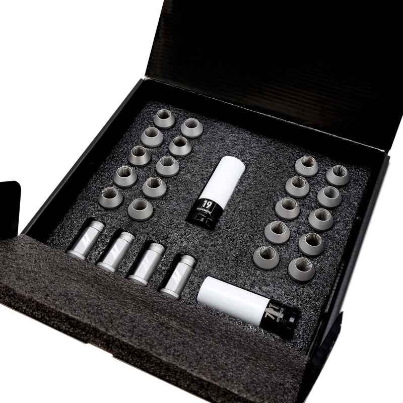 Mishimoto Steel Locking Lug Nuts M14x1.5 24pc Set Black