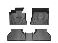 Load image into Gallery viewer, WeatherTech 09+ Ford F150 Reg/SuperCrew (w/ Heating Vents) Front and Rear FloorLiners - Black