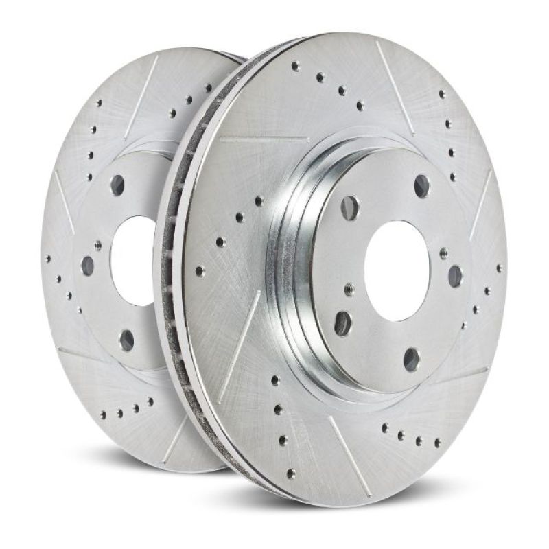 Power Stop 07-11 Dodge Nitro Rear Evolution Drilled & Slotted Rotors - Pair