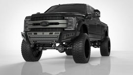 iDentity Front Bumper Shackles/Wide End Pods/X3 Cube/ Accent Lights Beauty Ring - BLK Powder Coat - Underdog Motorsports