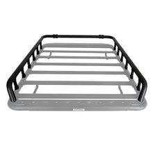 Load image into Gallery viewer, Go Rhino SRM500 Tri-Rail Kit (For 75in. Long Rack) - Tex. Blk (Rails ONLY - Req. Platform)