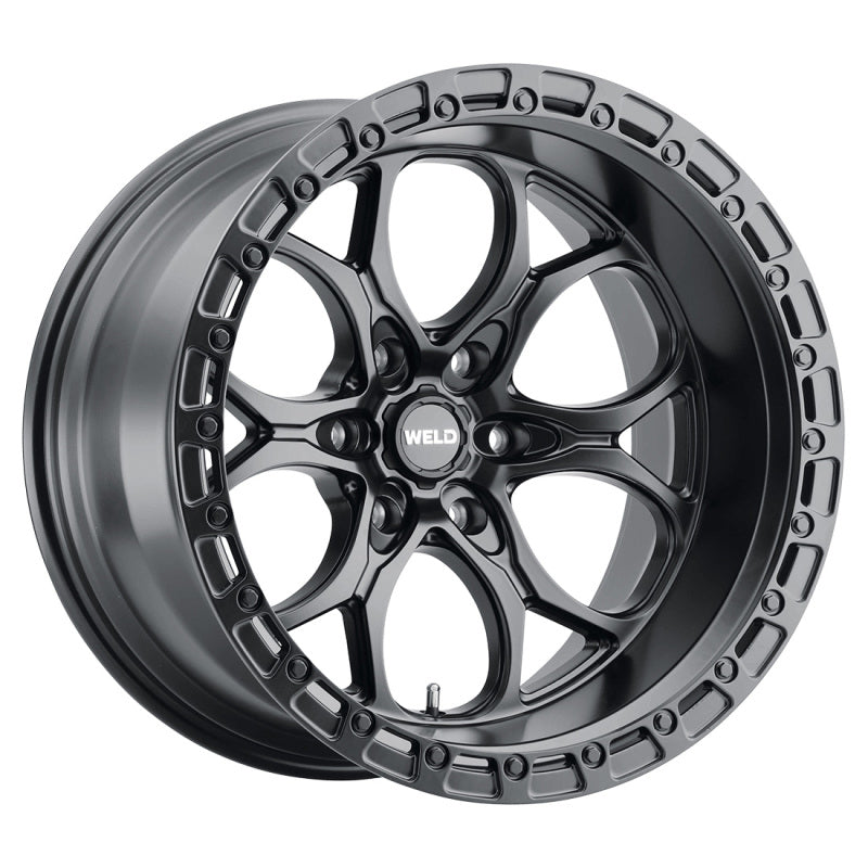 Weld Off-Road W108 20X10 Ledge 6X139.7 ET13 BS6.00 Satin Black / Black Ring 106.1