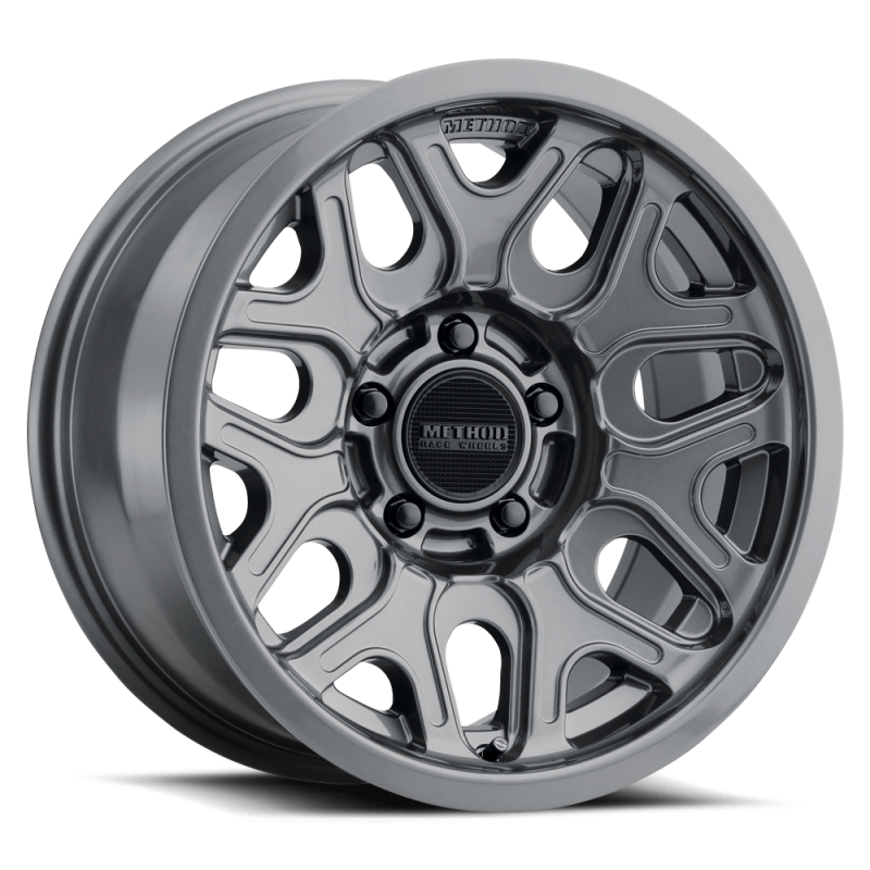 Method MR322 17x8.5 / 5x5 BP / 0ET / 4.72in BS / 71.5mm CB - Gloss Titanium Wheel