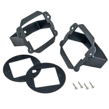 Load image into Gallery viewer, Oracle Jeep JK Fog Light to Cube Light Conversion Mount Brackets (Pair) w/ Bezel