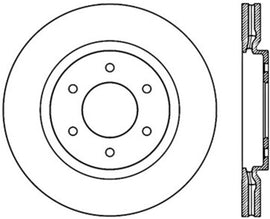 StopTech Power Slot 08-09 Infiniti QX4/QX56 / 07-09 Nissan Armada Left Front Slotted Cryo Rotor