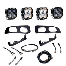 Load image into Gallery viewer, Baja Designs 2023+ Ford Super Duty Squadron Pro/SAE 2.0 Dual Fog Pocket Kit (SAE Fog) - Clear