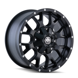 Mayhem 8015 Warrior 18x9 / 8x170 BP / 18mm Offset / 125.2mm Hub Matte Black Wheel