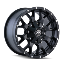 Load image into Gallery viewer, Mayhem 8015 Warrior 18x9 / 8x170 BP / -12mm Offset / 125.2mm Hub Matte Black Wheel
