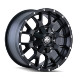 Mayhem 8015 Warrior 18x9 / 8x170 BP / -12mm Offset / 125.2mm Hub Matte Black Wheel