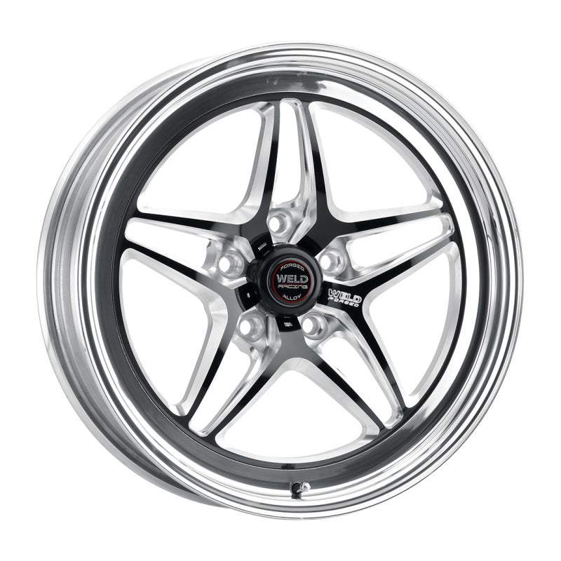 Weld S81 20x9 / 5x115 BP / 6.3in BS Black Wheel (High Pad) - Non-Beadlock