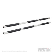 Load image into Gallery viewer, Westin 99-16 Ford F-250/350/450/550 Crew Cab 6.75ft. Bed R5 M-Series W2W Nerf Step Bars - Polish SS