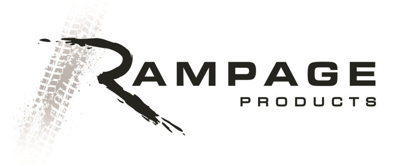 Rampage 2020+ Jeep Gladiator (JT) Rock Rail Nerf Bar - Black