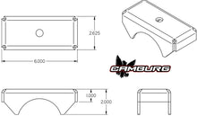 Load image into Gallery viewer, Camburg Leaf Spring Axle Perches (3.0in. OD tube) (pair)
