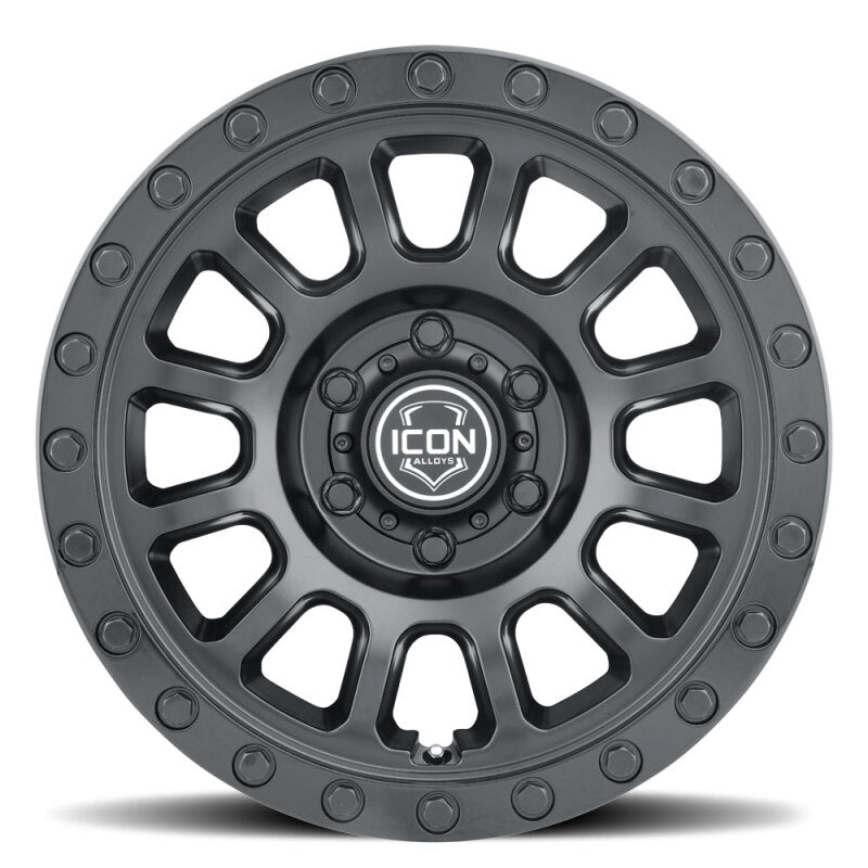 ICON Hulse 17 X 8.5 / 6 X 5.5 / 25mm Offset / 5.75in BS Double Black