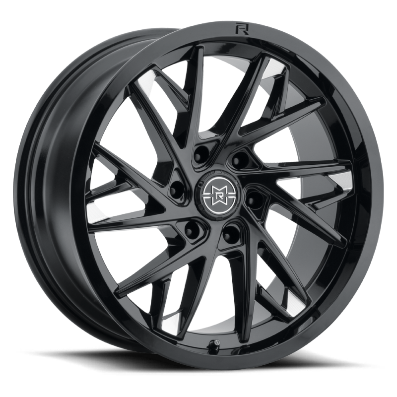 Method Raised MR801 22x10 / 8x6.5 BP / -18mm Offset / 121.3mm Bore - Gloss Black Milled Wheel