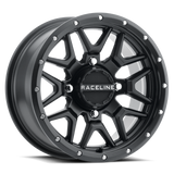 Raceline A94B Krank 14x7in / 4x137 BP / 38mm Offset / 110.18mm Bore - Satin Black Wheel