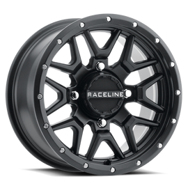 Raceline A94B Krank 14x7in / 4x156 BP / 38mm Offset / 132.5mm Bore - Satin Black Wheel