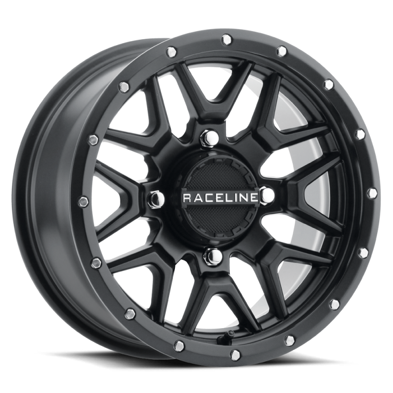 Raceline A94B Krank 14x7in / 4x156 BP / 10mm Offset / 132.5mm Bore - Satin Black Wheel