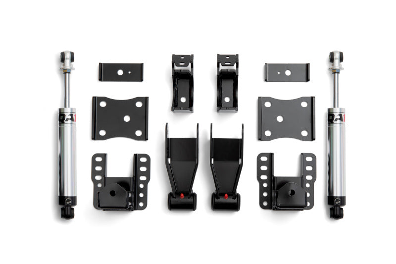 QA1 14-18 Chevrolet Silverado 2WD Lowering Kit w/ Spindles Single Adjustable 4in-6in