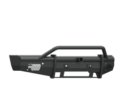 Road Armor 15-19 Chevy 2500 Vaquero Front Bumper w/Pre-Runner Guard 2in Receiver - Tex Blk