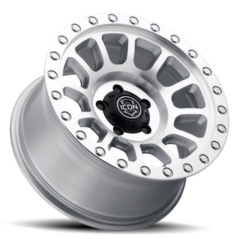 ICON Hulse 18x9 6x135 6mm Offset 5.25in BS Silver Machined