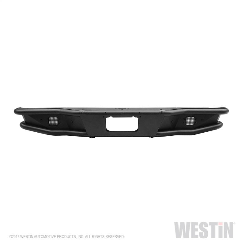 Westin 2016-2018 Chevrolet Silverado 1500 Outlaw Rear Bumper - Textured Black