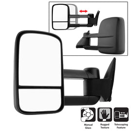 xTune Chevy C10 88-98 Manual Extendable Manual Adjust Mirror Left MIR-CCK88-MA-L