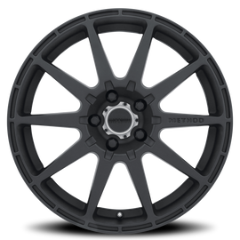 Method MR501 RALLY 17x8 +42mm Offset 5x100 67.1mm CB Matte Black Wheel