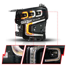 Load image into Gallery viewer, ANZO 21-23 Chevy Tahoe/Suburban LED Light Bar Style Headlights Black w/ Sequential DRL (Left Side)
