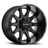 Raceline 930B Shift 18x9in / 6x139.7/6x135 BP / -12mm Offset / 106.1mm Bore - Satin Black Wheel