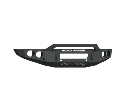 Road Armor 19-20 Ford Ranger Stealth Front Bumper w/Round Light Pods/Pre-Runner Guard - Tex Blk