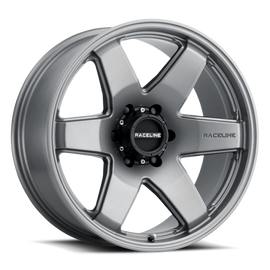 Raceline 942GS Addict 18x9in / 5x139.7 BP / 12mm Offset / 106.5mm Bore - Greystone Wheel