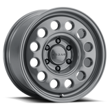 Nomad N501UG Convoy 17x8.5in / 8x165.1 BP / 25mm Offset / 130.81mm Bore - Gloss Grey Wheel