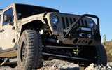 Artec Industries 07-18 Jeep Wrangler JK Front Bumper Rock Guard - Aluminum