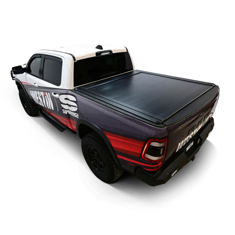 Westin 19-26 Ram 1500 (New Body)(Excl. RamBox) 5ft 7in Bed Manual Retractable Tonneau Cover - Black