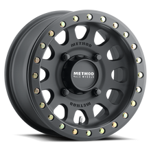 Load image into Gallery viewer, Method MR401 UTV Beadlock 15x10 / 6+4/25mm Offset / 4x156 / 132 CB Matte Black Wheel