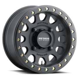 Method MR401 UTV Beadlock 15x10 / 6+4/25mm Offset / 4x156 / 132 CB Matte Black Wheel