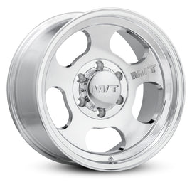 Mickey Thompson Canyon Polished Wheel - 16X12 8X6.5 BP 4.53in BS -50 Offset 125.2mm Bore - 274632