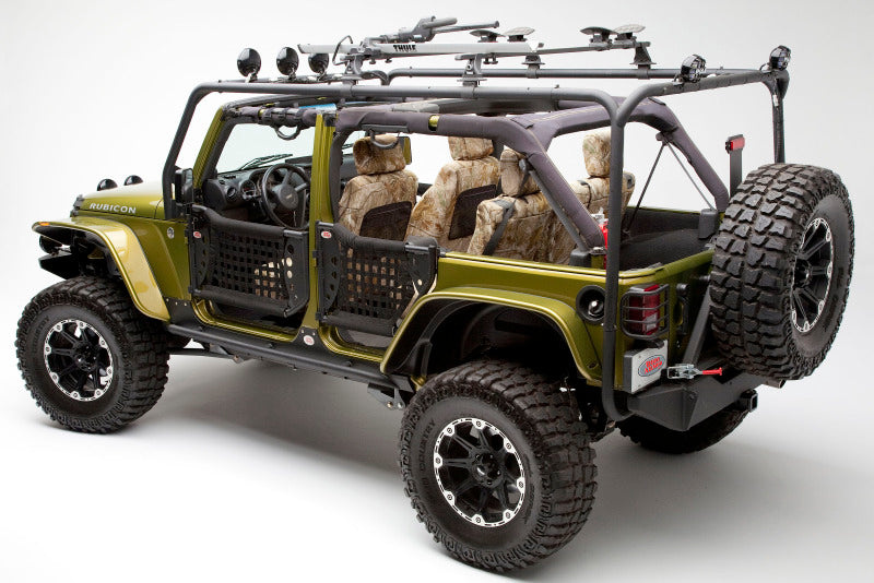 Body Armor 4x4 07-18 Jeep Wrangler JK 2/4 Door Cargo Roof Rack Box 1 Of 2