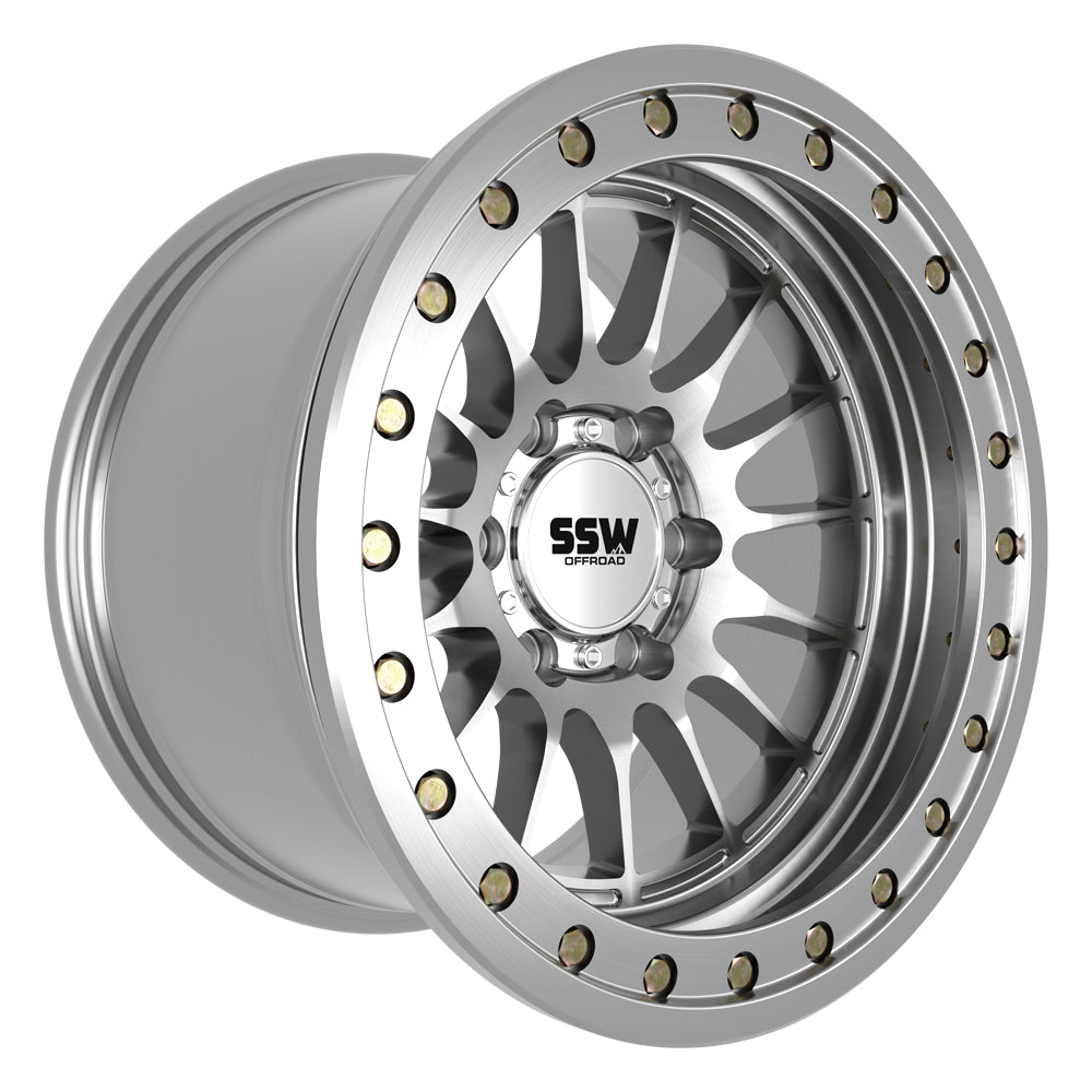 BEADLOCK DAKAR / MACHINED SILVER / 17X9.0 -25