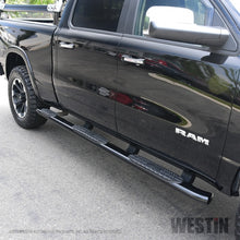 Load image into Gallery viewer, Westin 19-22 RAM 1500 CC 5ft7in. Bed (Excl. Classic) PRO TRAXX 5 W2W Oval Nerf Step Bars - Black