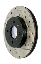 StopTech 2003-2008 Toyota 4Runner Slotted & Drilled Right Front Cyro Rotor