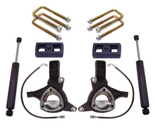 Load image into Gallery viewer, MaxTrac 16-18 GM C1500 2WD w/Stamped Steel Susp. 5in/3in MaxPro Spindle Lift Kit w/MaxTrac Shocks