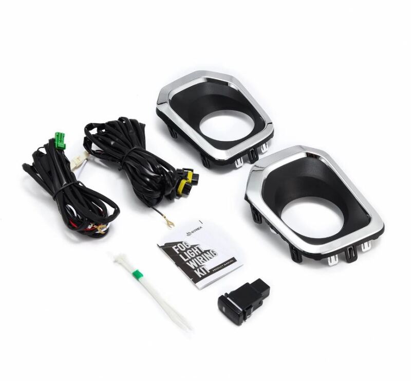 AlphaRex 16-22 Toyota Tacoma Bezel & Wiring Kit (Does Not Include Fog Lights)
